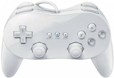 Gebruikte Aftermarket Classic Pro Controller voor de Wii - White