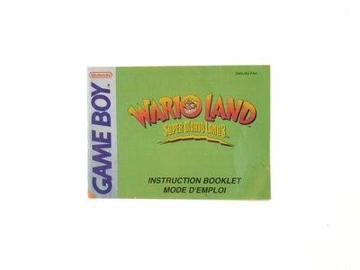 Super Mario Land 3 - Wario Land - Manual