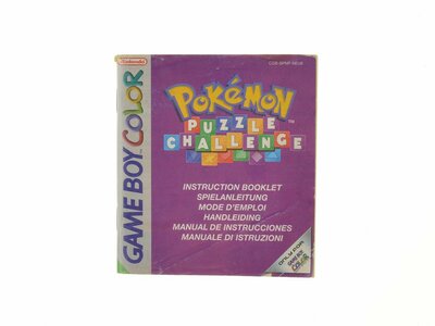 Pokemon Puzzle Challenge - Manual