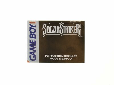 Solar Striker - Manual