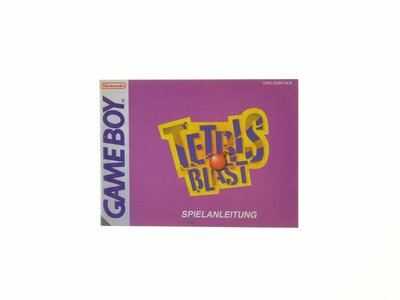 Tetris Blast - Manual