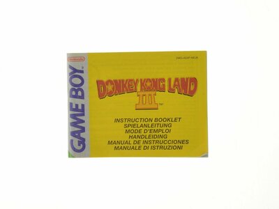 Donkey Kong Land 3 - Manual