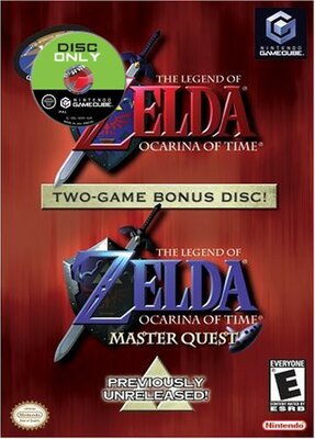 The Legend of Zelda : Ocarina of Time + Ocarina of Time Master Quest - Disc Only