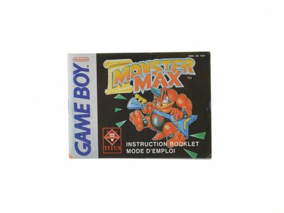 Monster Max - Manual