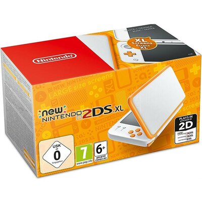 New Nintendo 2DS XL - White/Orange [Complete]