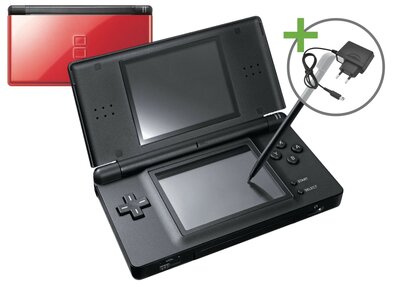 Nintendo DS Lite - Crimson Red/Black