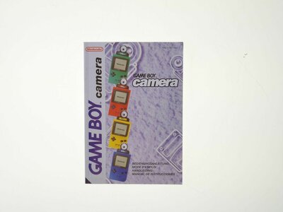 Game Boy Camera - Manual