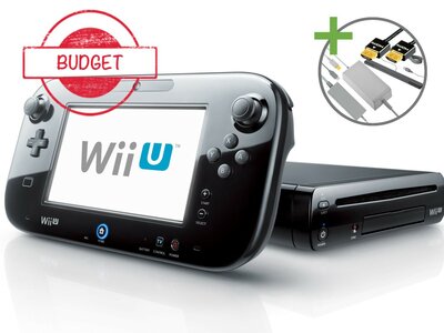 Nintendo Wii U Starter Pack - Basic Black Pack Edition - Budget