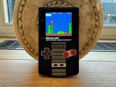 Gameboy Color IPS Limited Mario NES Edition