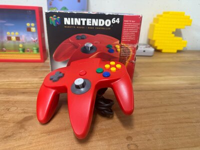 Originele Nintendo 64 Controller Red [Complete]