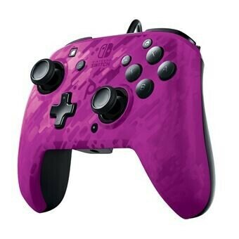 PDP Nintendo Switch Faceoff Deluxe Gaming Controller - Purple Camo