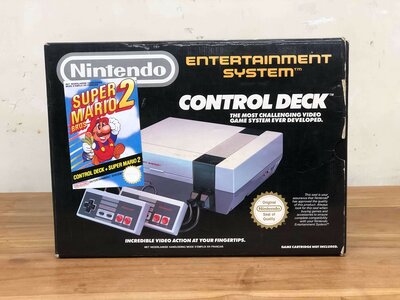 Nintendo NES Console - Control Deck + Super Mario Bros 2 [Complete]