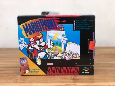 Mario Paint + Mouse Mat + Mouse