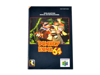 Donkey Kong 64 (German/Spanish) - Manual