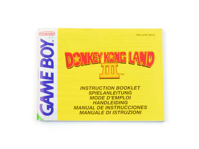 Donkey Kong Land 3 - Manual