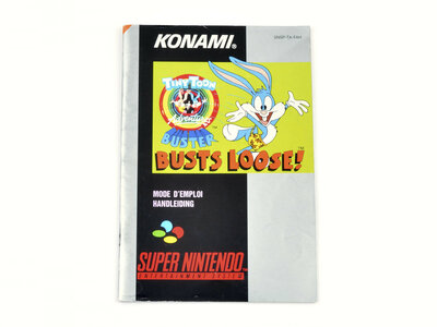 Tiny Toon Adventures Buster Busts Loose - Manual