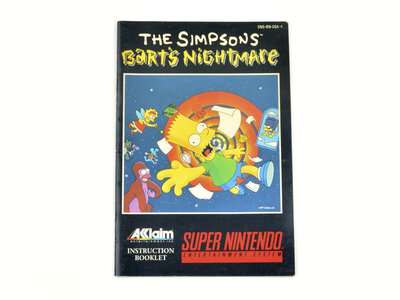 The Simpsons: Bart's Nightmare [NTSC] - Manual