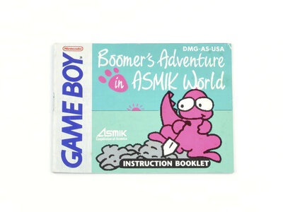 Boomer's Adventure - Asmik World - Manual