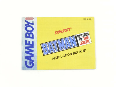 Batman Return of the Joker - Manual