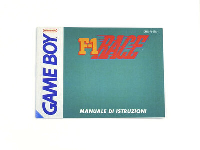 F1 Race - Manual