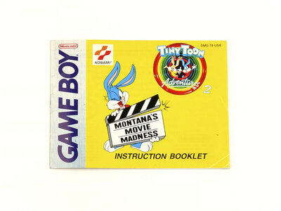 Tiny Toon Montana's Movie Madness - Manual