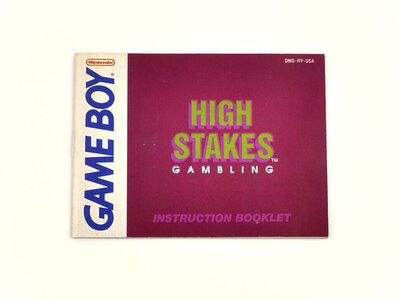 High Stakes Gambling - Manual