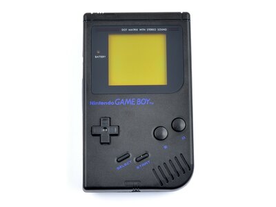 Gameboy Classic Black (Blue Letters)