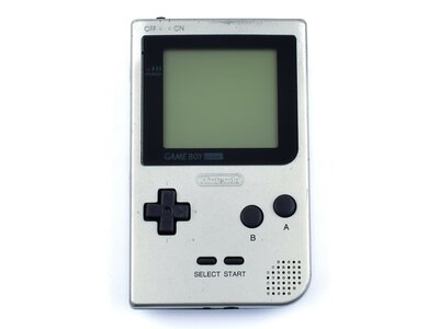 Gameboy Pocket Silver (Black Lens)