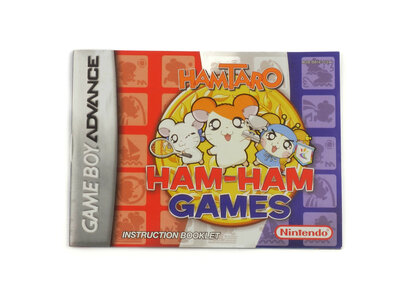 HamTaro Ham-Ham Games - Manual