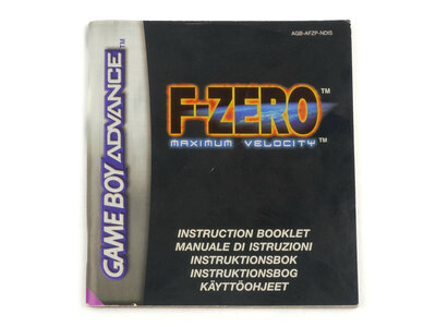 F-Zero Maximum Velocity - Manual