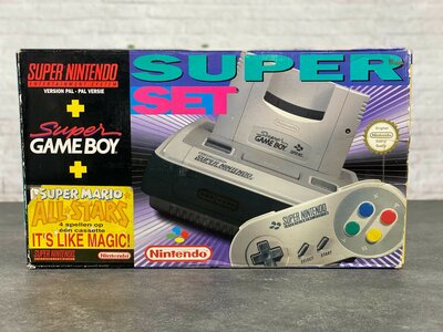 Super Nintendo SNES Console Super Set [Complete]