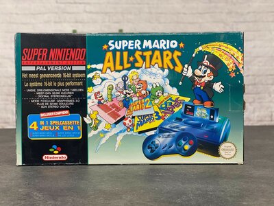 Super Nintendo SNES Console + Super Mario All Stars [Complete]