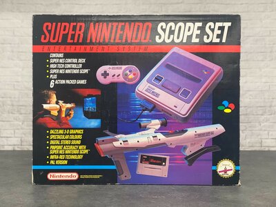 Super Nintendo Starter Pack - Scope Set [Complete]