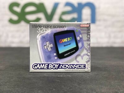 Gameboy Advance Transparent Blue [Complete]
