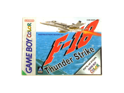 F-18 Thunder Strike - Manual