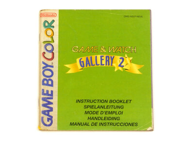 Game & Watch Gallery 2 - Manual