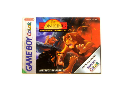 Disney's the Lion King: Simba's Mighty Adventure - Manual