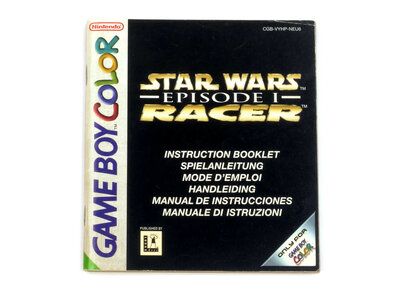Star Wars Racer - Manual