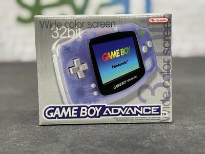 Gameboy Advance Transparent Blue [Complete]