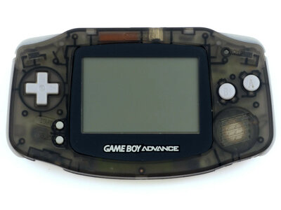 Gameboy Advance Transparent Black