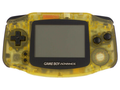 Gameboy Advance Clear Yellow