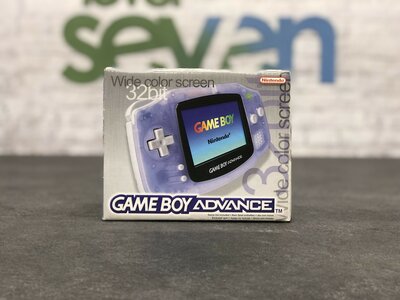 Gameboy Advance Transparent Blue [Complete]