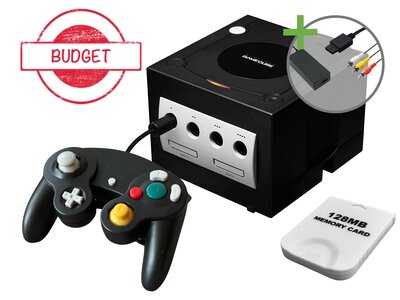 Nintendo Gamecube Starter Pack - Value Black Edition - Budget