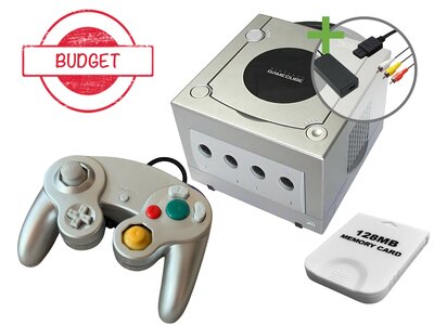 Nintendo Gamecube Starter Pack - Value Silver Edition - Budget