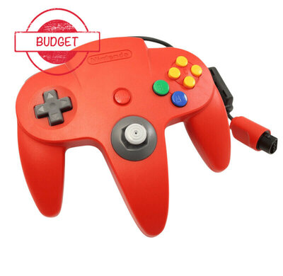 Originele Nintendo 64 Controller Red - Budget