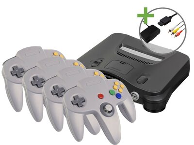 Nintendo 64 Starter Pack - Four Player Value Edition