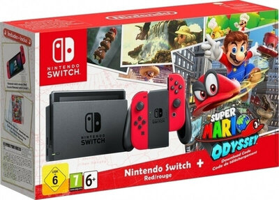 Nintendo Switch Console - Rood Mario Odyssey Edition [Complete]