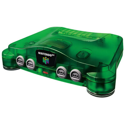 Nintendo 64 Console Jungle Green