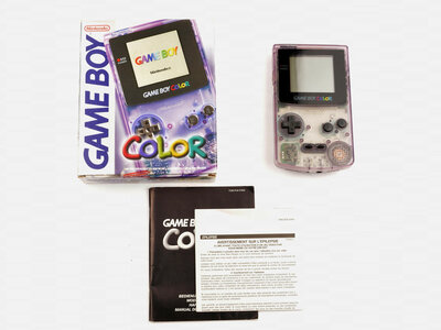 Gameboy Color Transparent Purple [Complete]