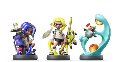 Triopakket Splatoon 3-amiibo: Octoling, Inkling en Smallfry